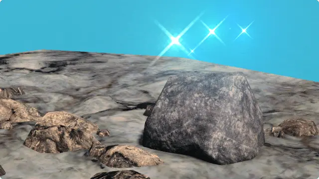 A screenshot of the Island Sanctuary's Speckled Rock node.