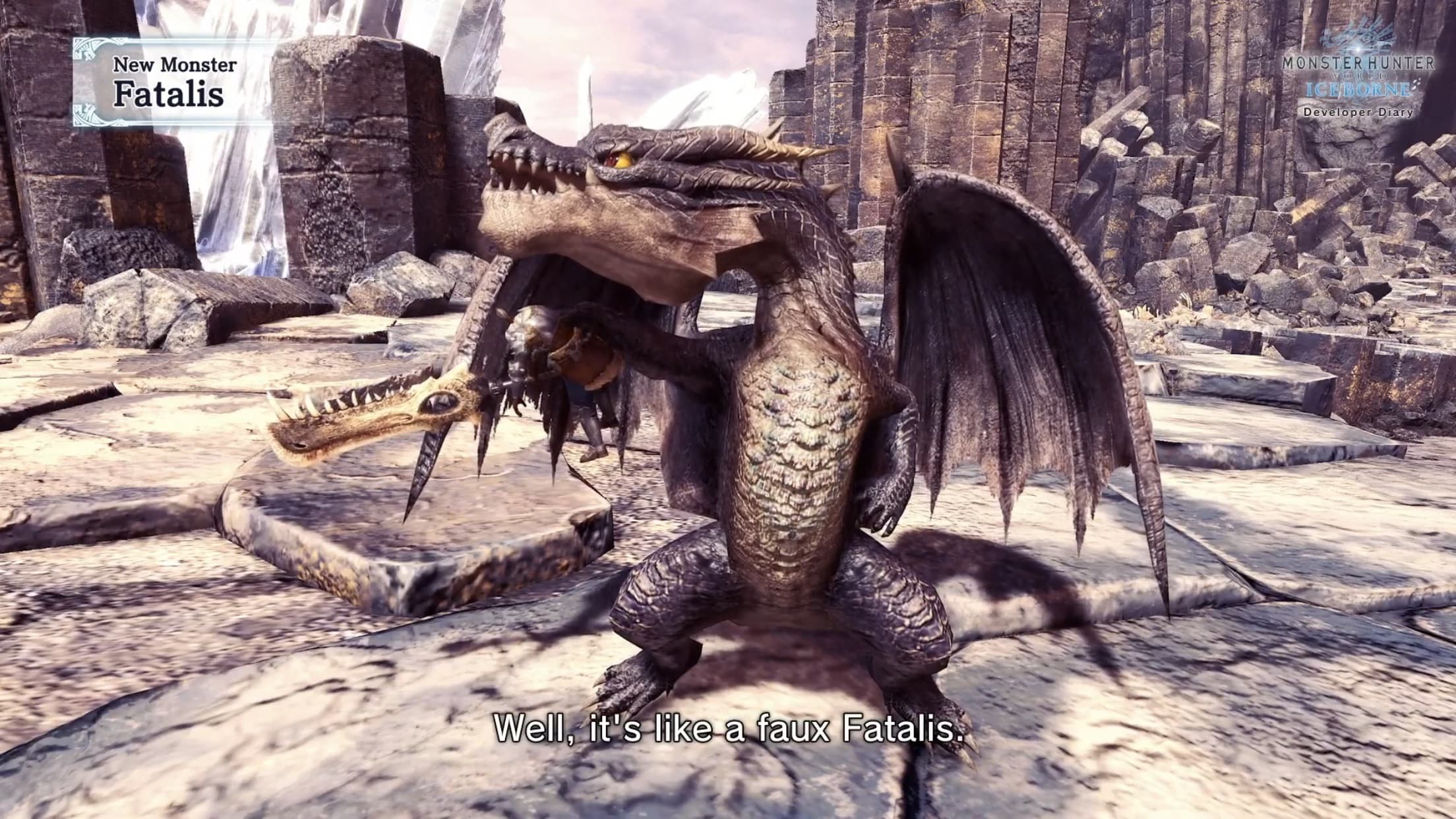 Fatalis is Monster Hunter World: Iceborne's ultimate final monster, coming  in October